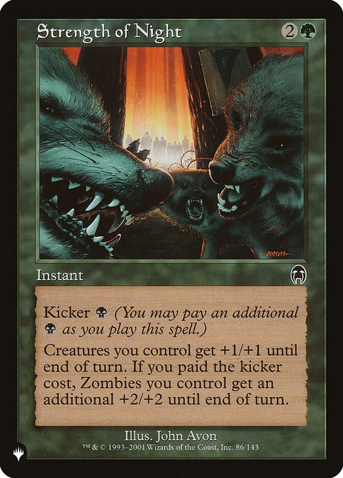 Strength of Night [The List] | Odin's Place