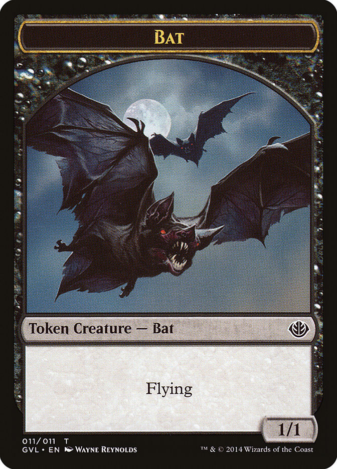 Bat Token (11) (Garruk vs. Liliana) [Duel Decks Anthology Tokens] | Odin's Place