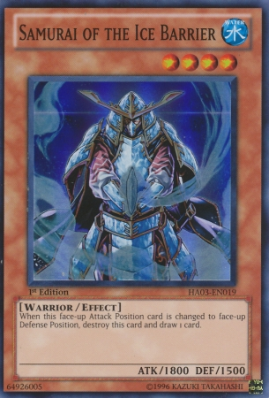 Samurai of the Ice Barrier [HA03-EN019] Super Rare | Odin's Place