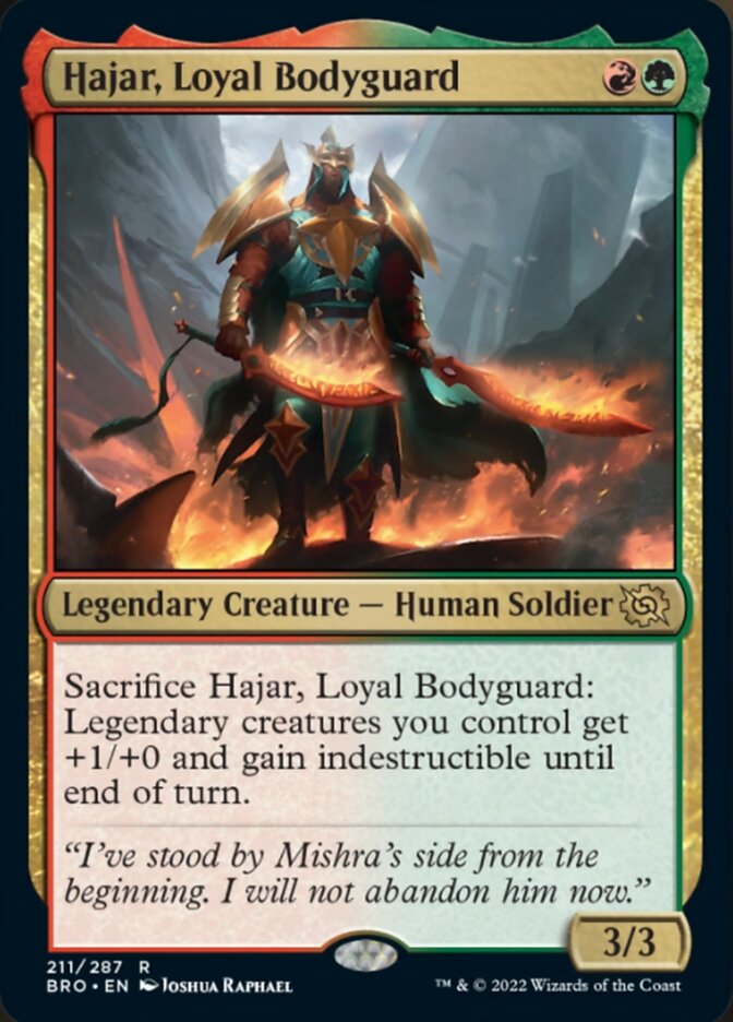 Hajar, Loyal Bodyguard [The Brothers' War] | Odin's Place