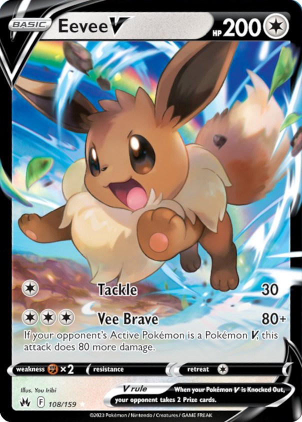 Eevee V (108/159) [Sword & Shield: Crown Zenith] | Odin's Place