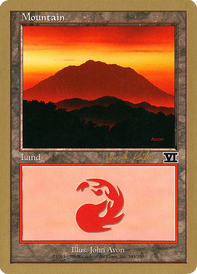 Mountain (jk343) (Janosch Kuhn) [World Championship Decks 2000] | Odin's Place