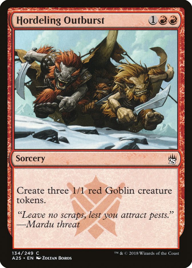Hordeling Outburst (134) [Masters 25] | Odin's Place