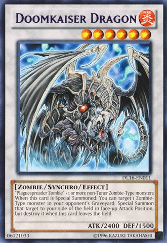 Doomkaiser Dragon (Purple) [DL16-EN011] Rare | Odin's Place