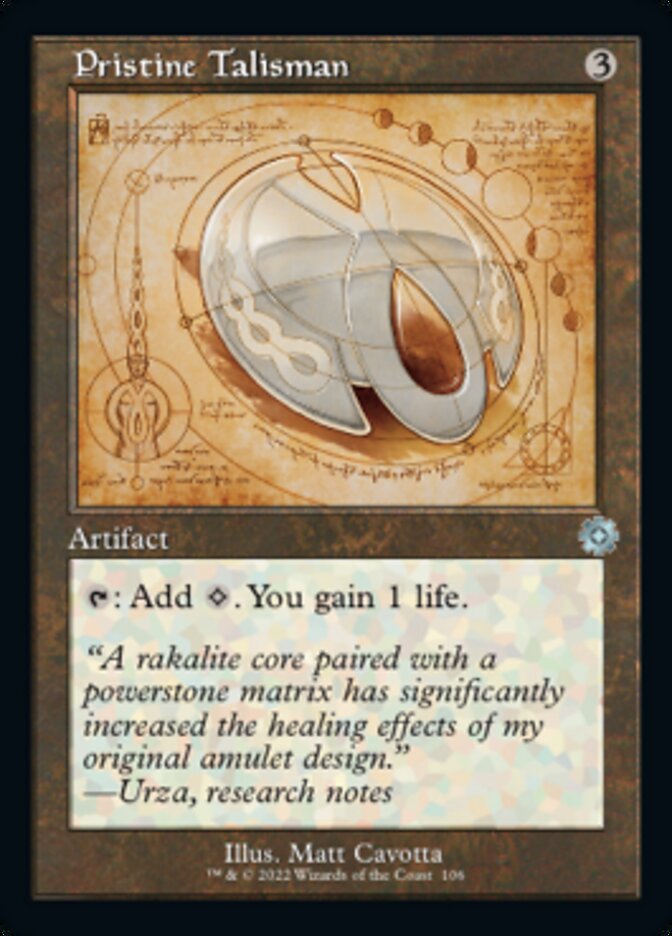 Pristine Talisman (Retro Schematic) [The Brothers' War Retro Artifacts] | Odin's Place
