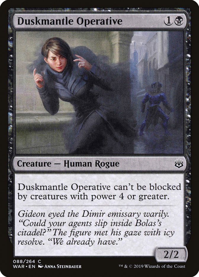 Duskmantle Operative (88) [War of the Spark] | Odin's Place
