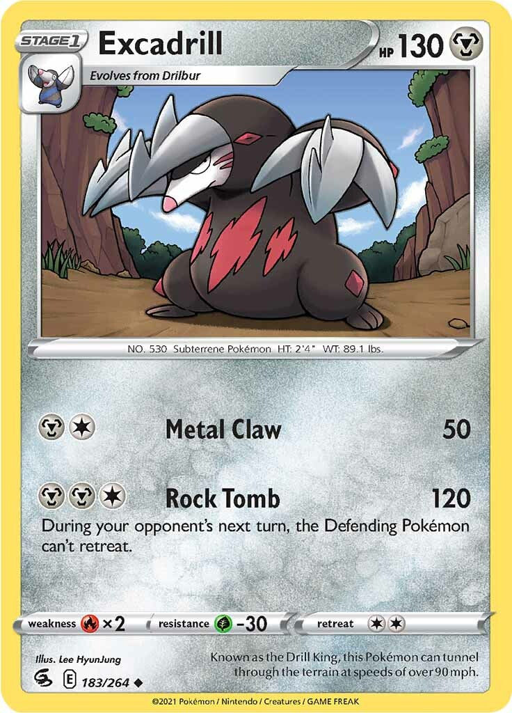 Excadrill (183/264) [Sword & Shield: Fusion Strike] | Odin's Place