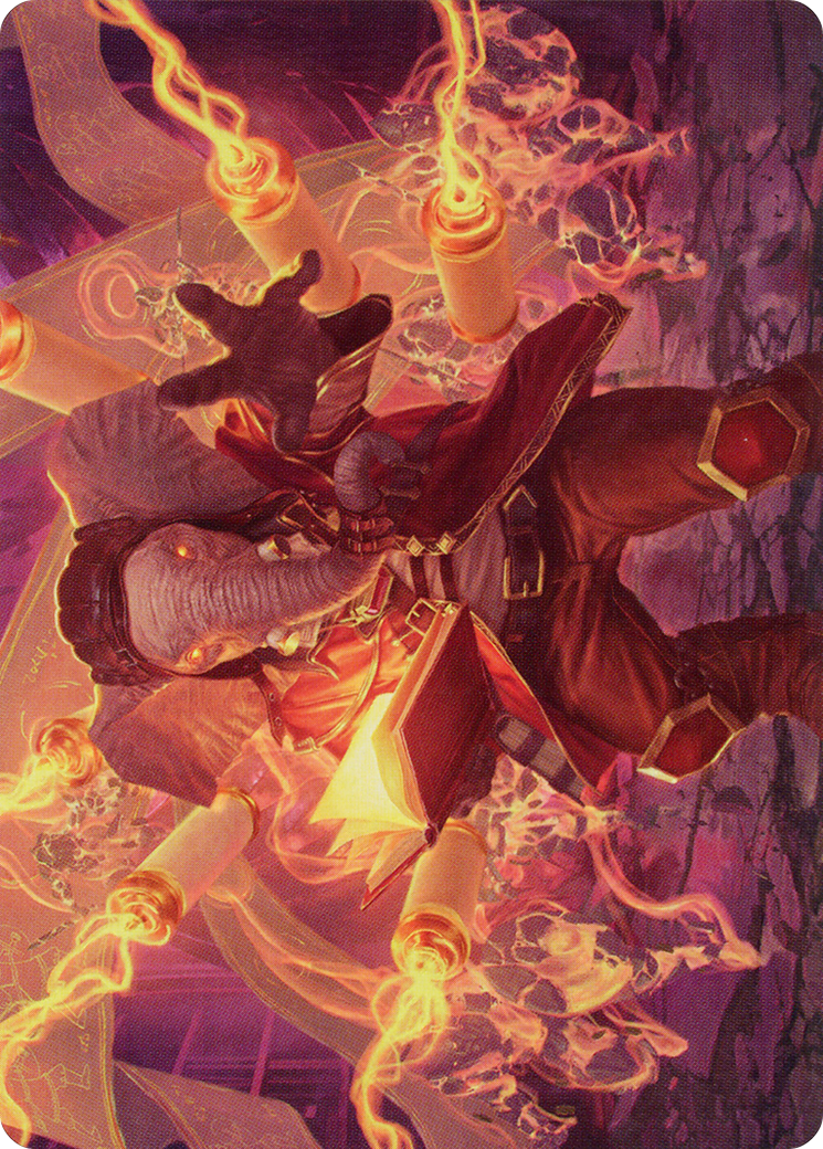 Quintorius, Loremaster Art Card (52) [March of the Machine Art Series] | Odin's Place