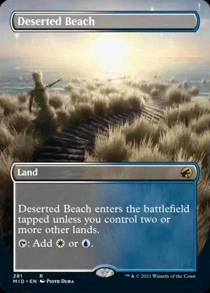 Deserted Beach (Borderless Alternate Art) [Innistrad: Midnight Hunt] | Odin's Place