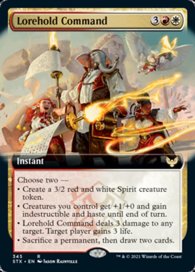 Lorehold Command (Extended Art) [Strixhaven: School of Mages] | Odin's Place