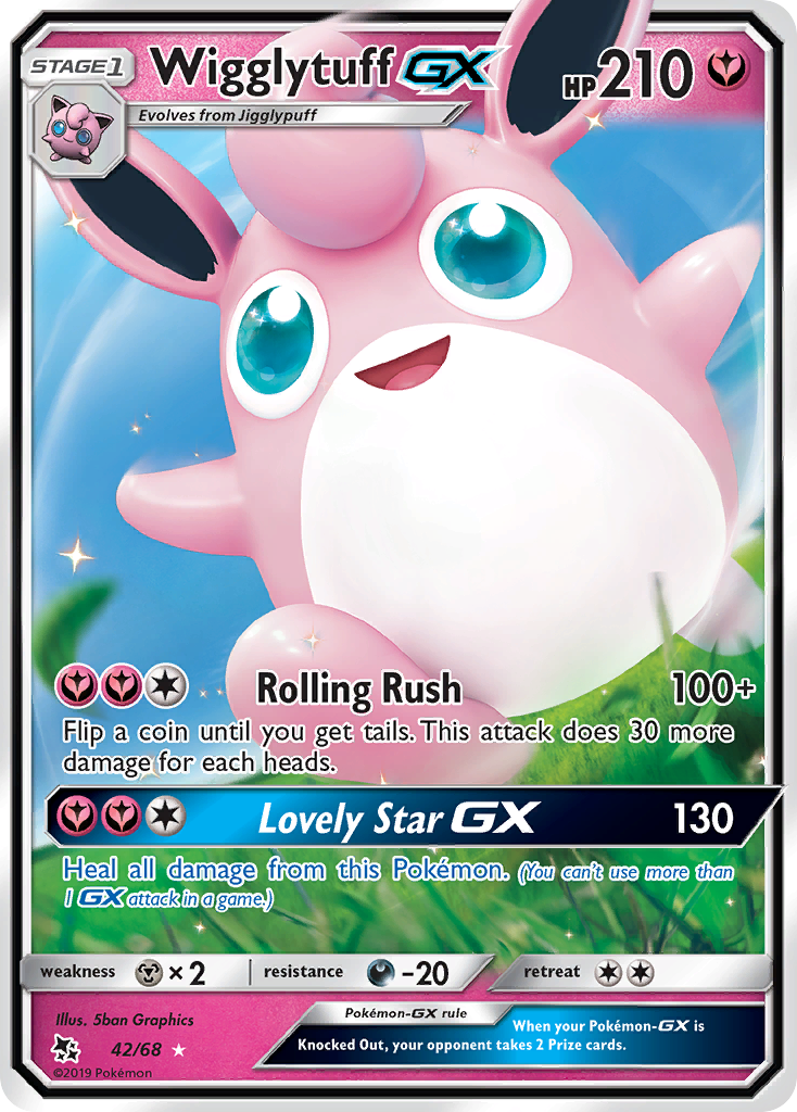 Wigglytuff GX (42/68) [Sun & Moon: Hidden Fates] | Odin's Place