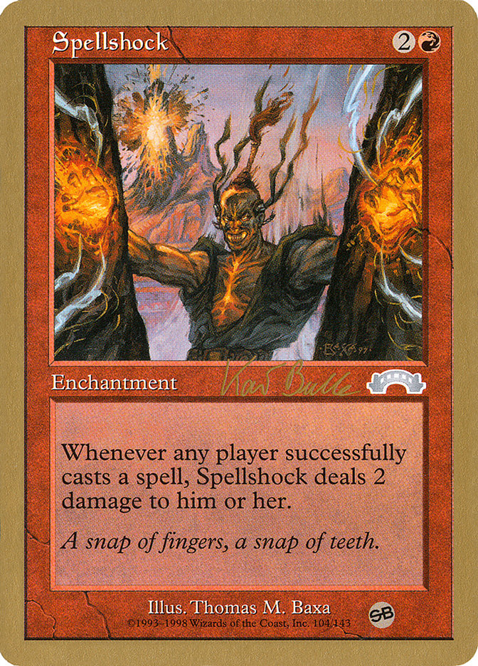 Spellshock (Kai Budde) (SB) [World Championship Decks 1999] | Odin's Place