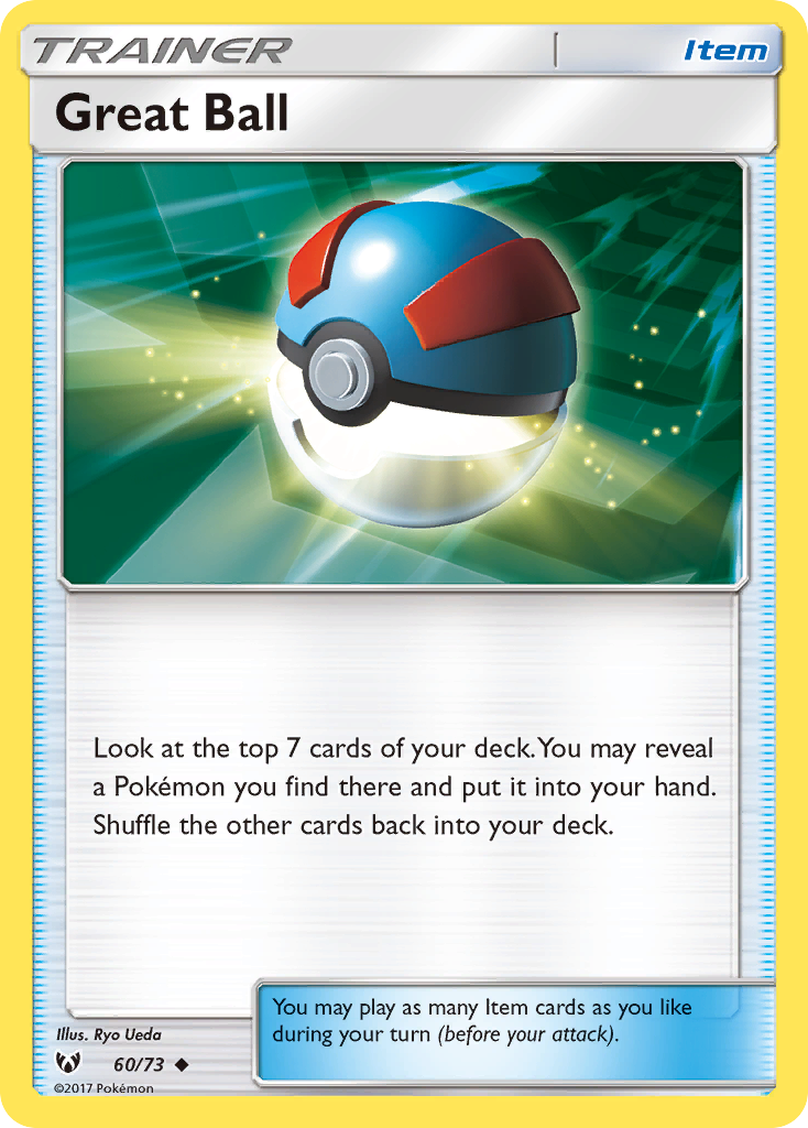 Great Ball (60/73) [Sun & Moon: Shining Legends] | Odin's Place