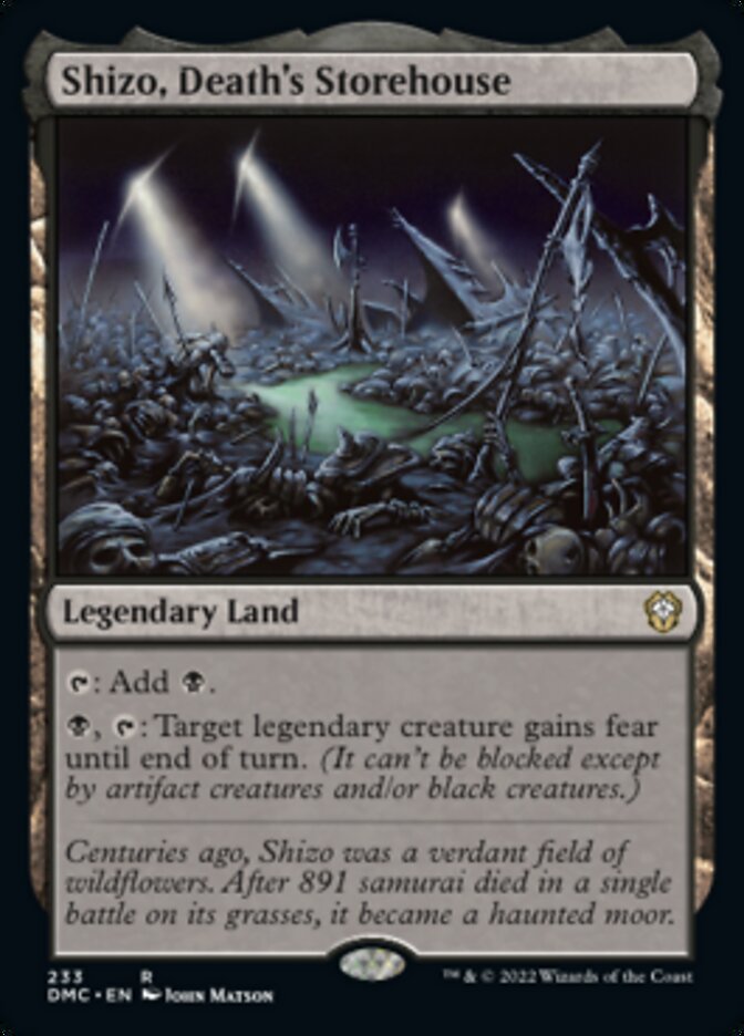 Shizo, Death's Storehouse [Dominaria United Commander] | Odin's Place
