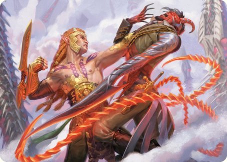 Tyvar's Stand Art Card [Phyrexia: All Will Be One Art Series] | Odin's Place