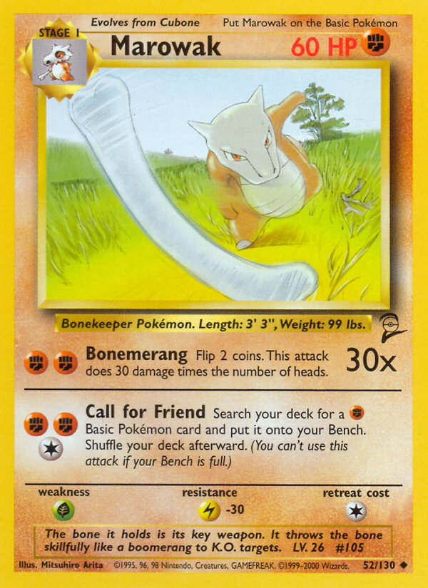 Marowak (52/130) [Base Set 2] | Odin's Place
