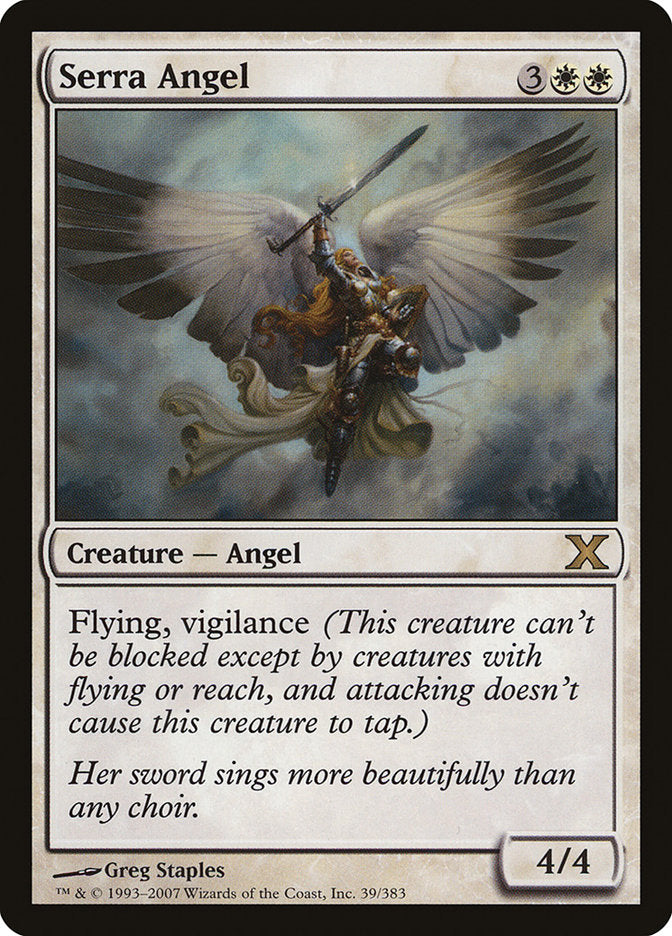 Serra Angel (39) [Tenth Edition] | Odin's Place