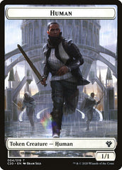 Human // Treasure Double-Sided Token [Commander 2020 Tokens] | Odin's Place