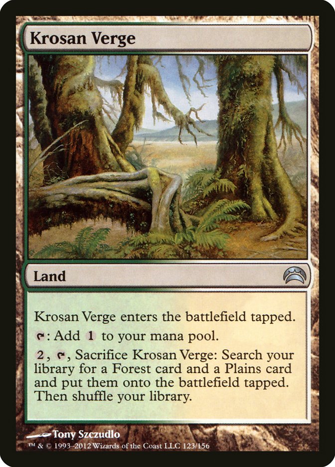 Krosan Verge (123) [Planechase 2012] | Odin's Place