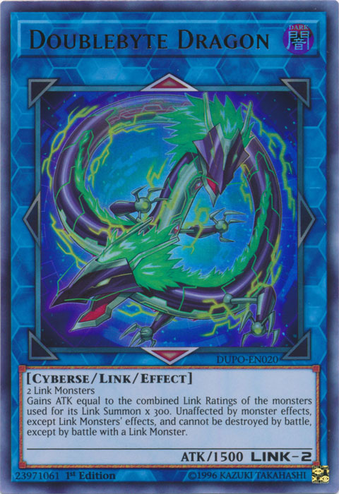 Doublebyte Dragon [DUPO-EN020] Ultra Rare | Odin's Place