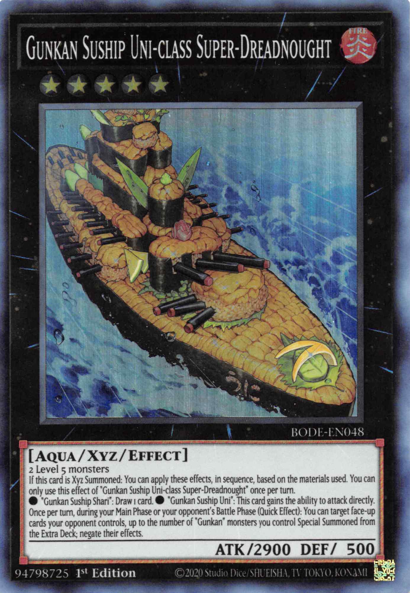 Gunkan Suship Uni-class Super-Dreadnaught [BODE-EN048] Super Rare | Odin's Place
