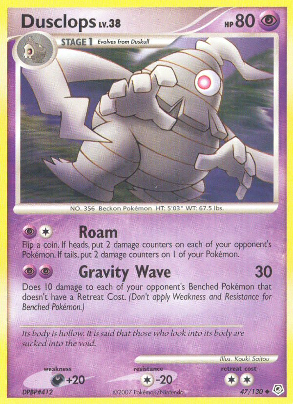 Dusclops (47/130) [Diamond & Pearl: Base Set] | Odin's Place