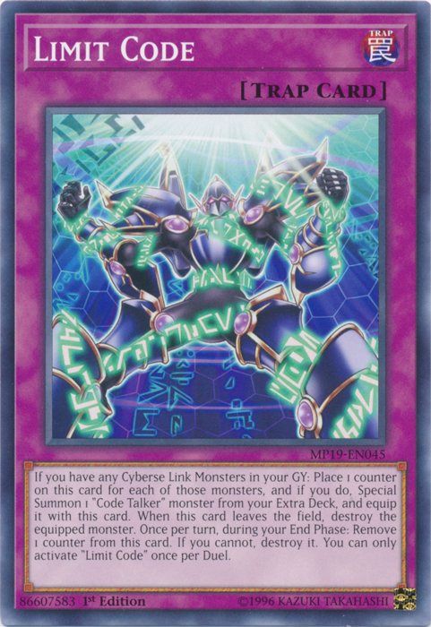 Limit Code [MP19-EN045] Common | Odin's Place