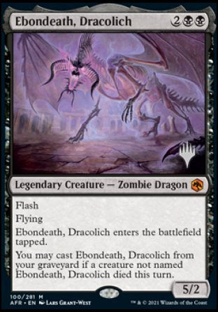 Ebondeath, Dracolich (Promo Pack) [Dungeons & Dragons: Adventures in the Forgotten Realms Promos] | Odin's Place