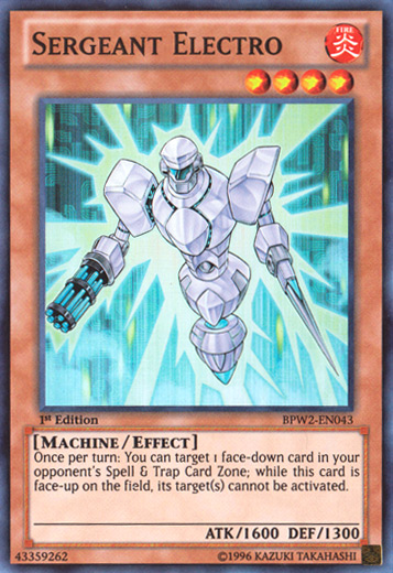 Sergeant Electro [BPW2-EN043] Super Rare | Odin's Place