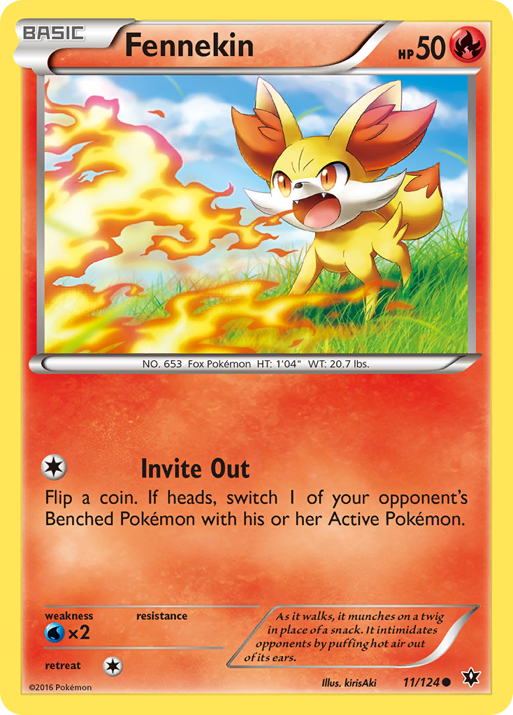 Fennekin (11/124) [XY: Fates Collide] | Odin's Place