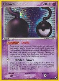 Unown (?) (?/28) [EX: Unseen Forces] | Odin's Place