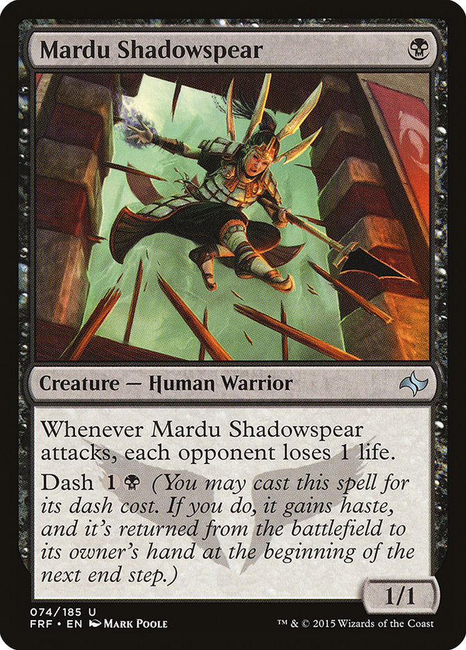 Mardu Shadowspear (74) [Fate Reforged] | Odin's Place