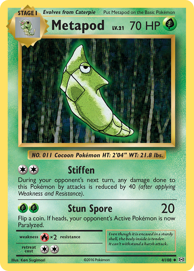 Metapod (4/108) [XY: Evolutions] | Odin's Place