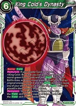 King Cold's Dynasty (Common) (BT13-084) [Supreme Rivalry] | Odin's Place