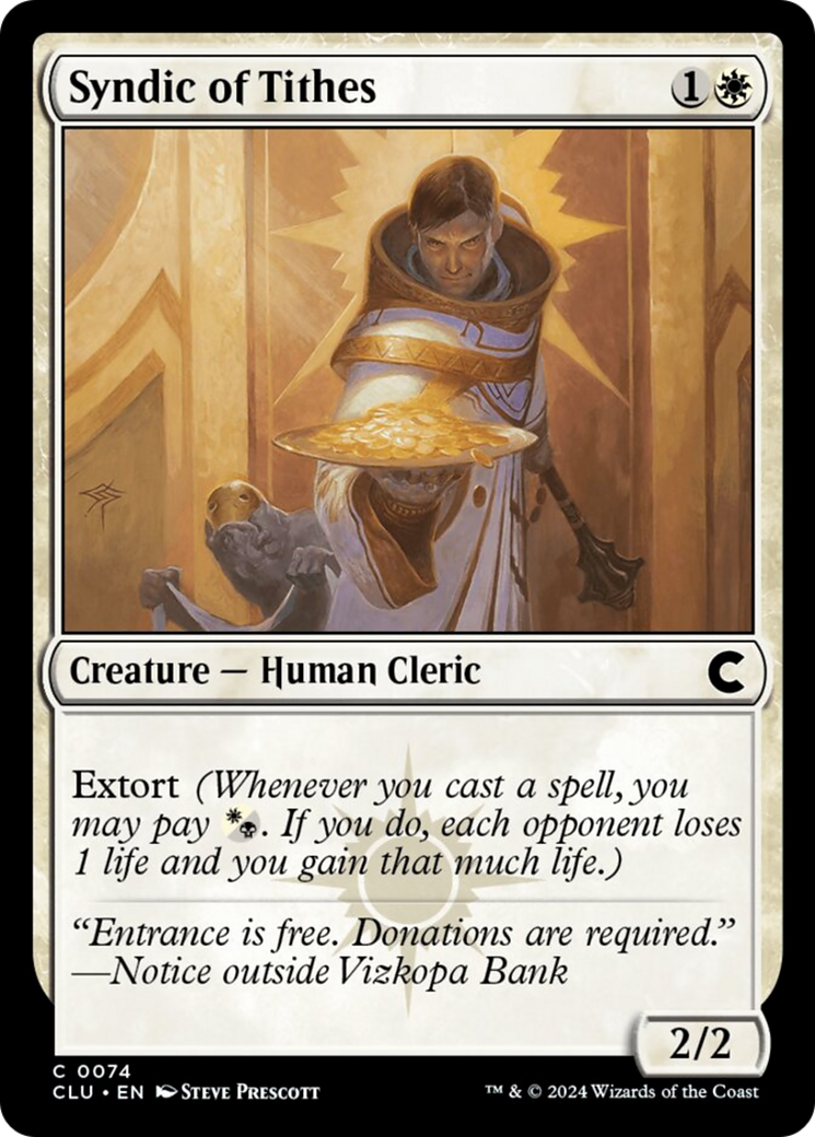 Syndic of Tithes [Ravnica: Clue Edition] | Odin's Place