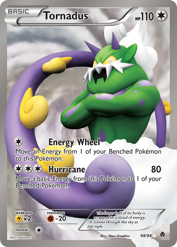 Tornadus (98/98) [Black & White: Emerging Powers] | Odin's Place
