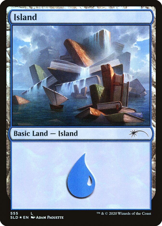 Island (Well Read) (555) [Secret Lair Drop Promos] | Odin's Place