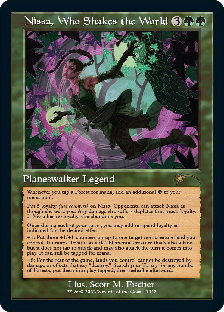 Nissa, Who Shakes the World (Retro) [Secret Lair Drop Series] | Odin's Place