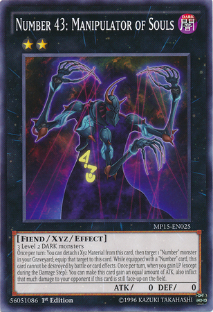 Number 43: Manipulator of Souls [MP15-EN025] Common | Odin's Place