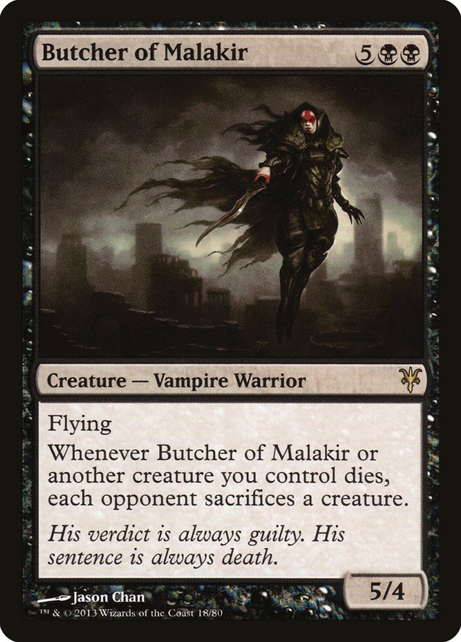 Butcher of Malakir (18) [Duel Decks: Sorin vs. Tibalt] | Odin's Place
