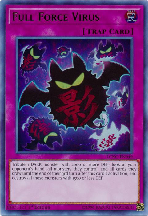 Full Force Virus [LCKC-EN049] Ultra Rare | Odin's Place