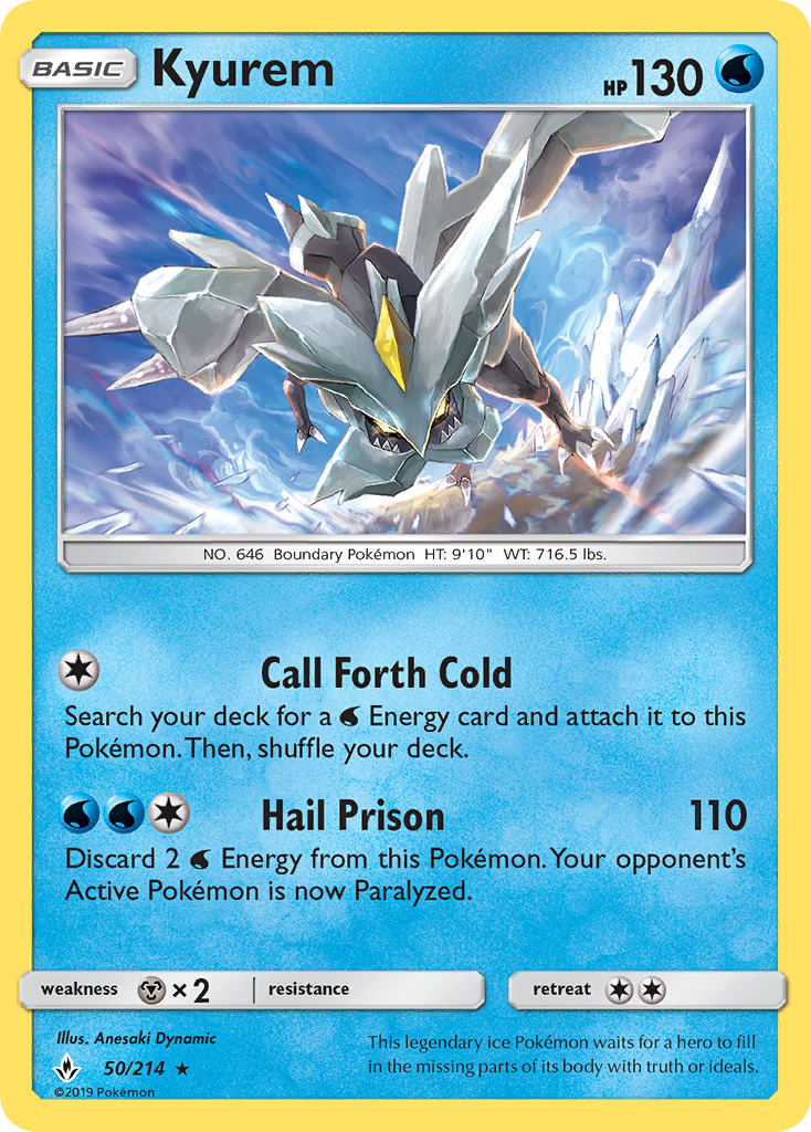 Kyurem (50/214) [Sun & Moon: Unbroken Bonds] | Odin's Place