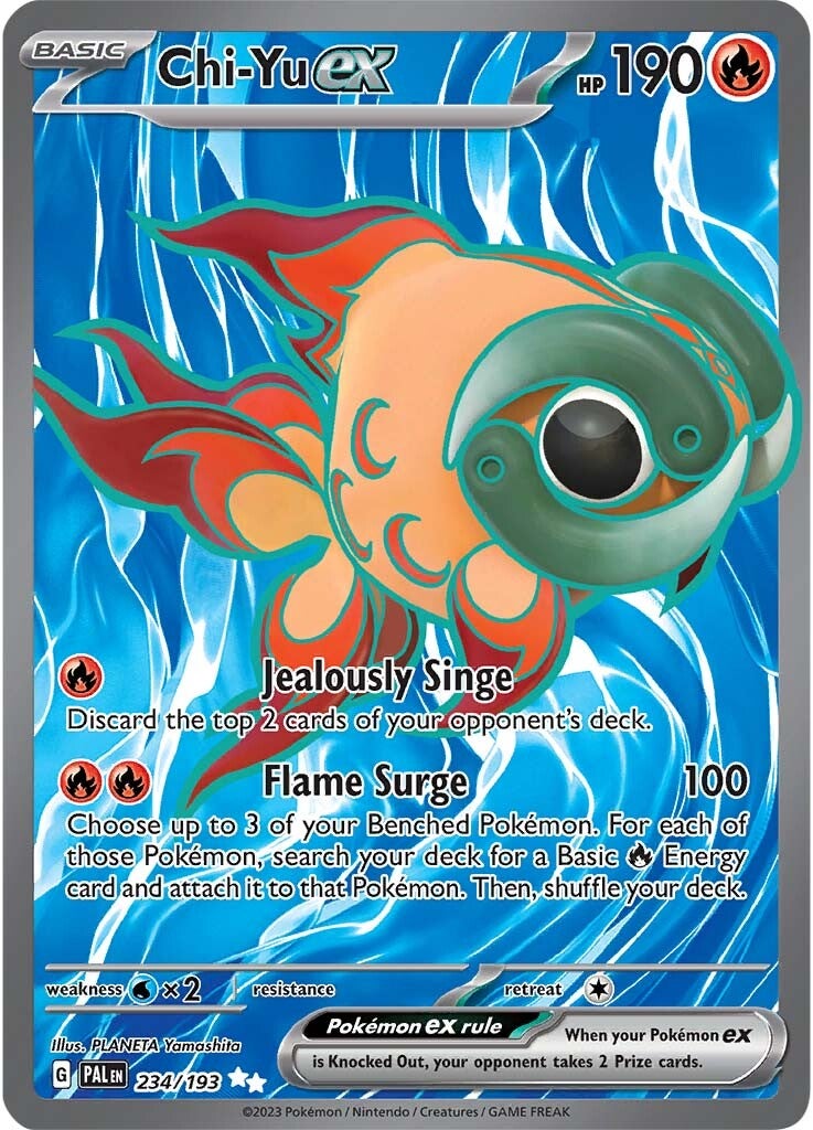 Chi-Yu ex (234/193) [Scarlet & Violet: Paldea Evolved] | Odin's Place