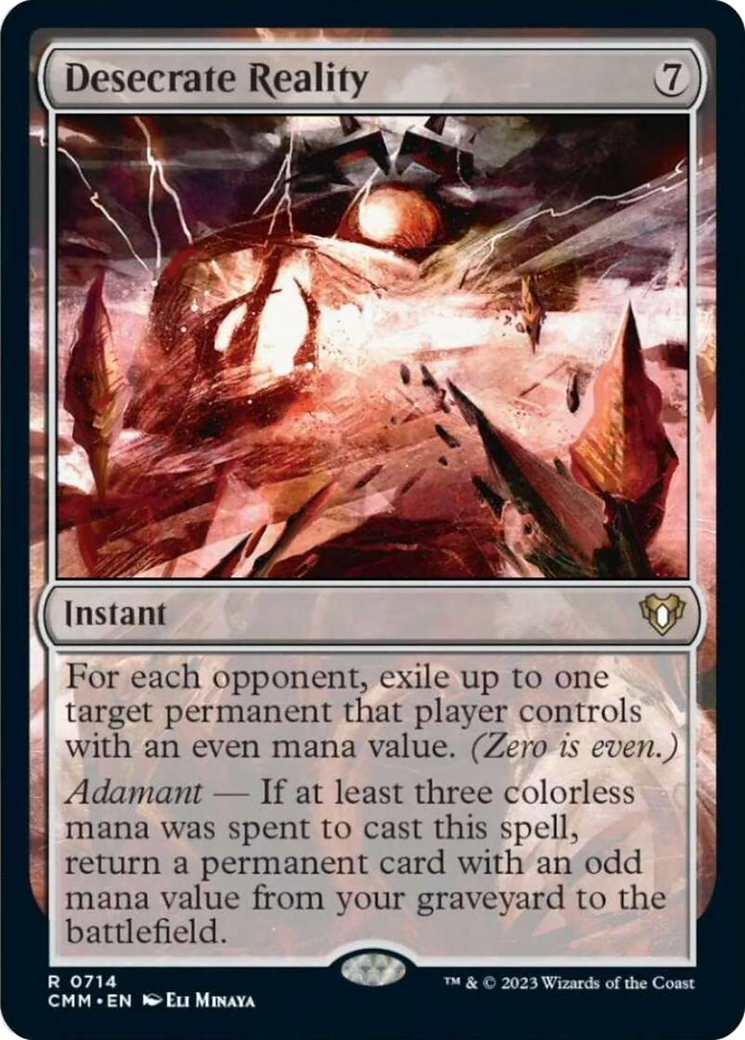 Desecrate Reality [Commander Masters] | Odin's Place