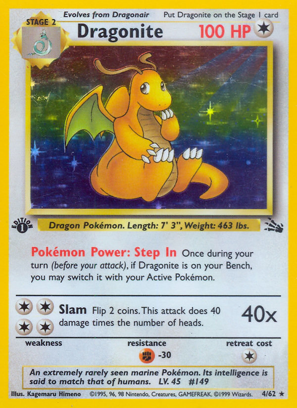 Dragonite (4/62) [Fossil 1st Edition] | Odin's Place