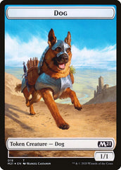 Cat (011) // Dog Double-Sided Token [Core Set 2021 Tokens] | Odin's Place