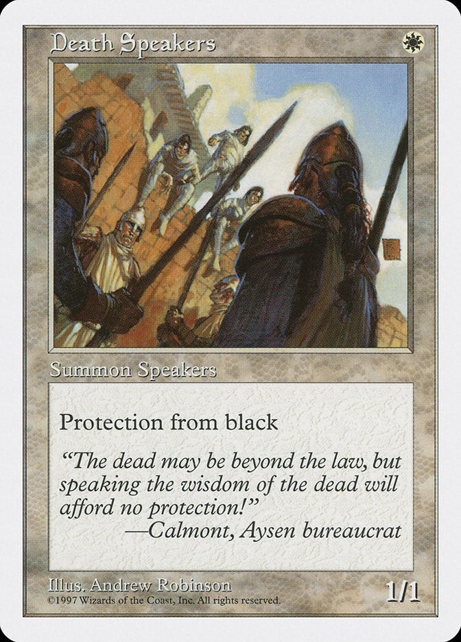 Death Speakers (24) [Fifth Edition] | Odin's Place