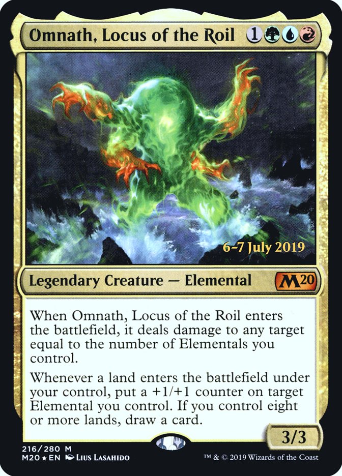 Omnath, Locus of the Roil [Core Set 2020 Prerelease Promos] | Odin's Place
