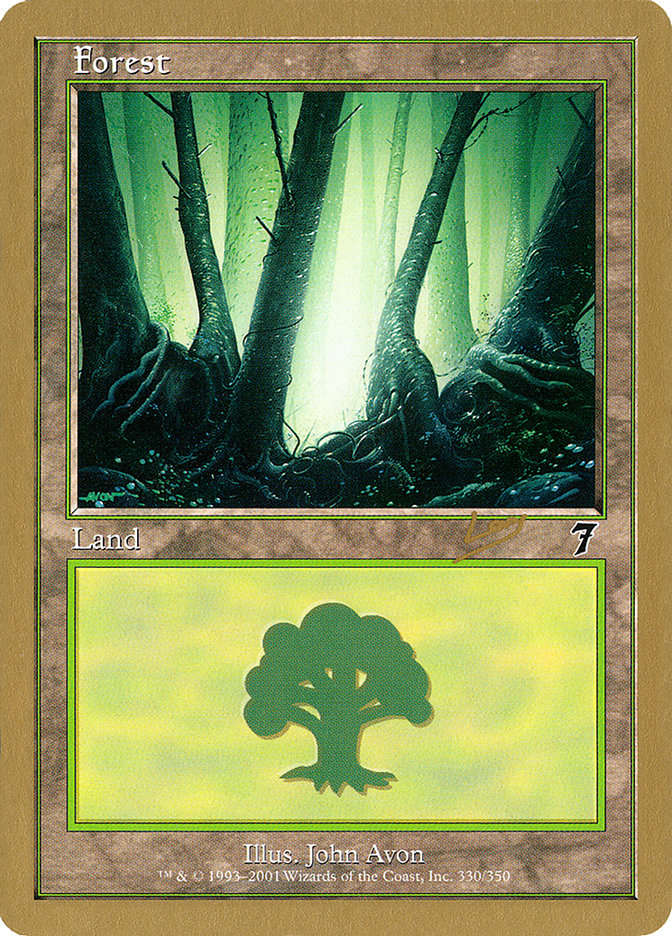 Forest (rl330) (Raphael Levy) [World Championship Decks 2002] | Odin's Place