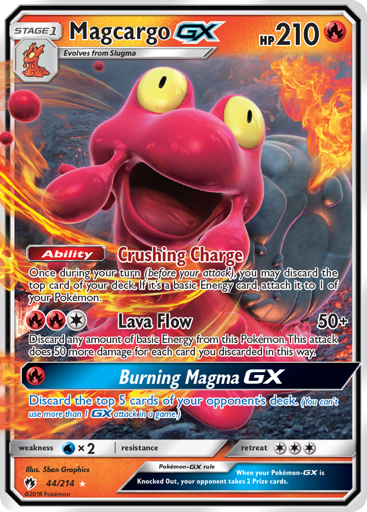 Magcargo GX (44/214) [Sun & Moon: Lost Thunder] | Odin's Place